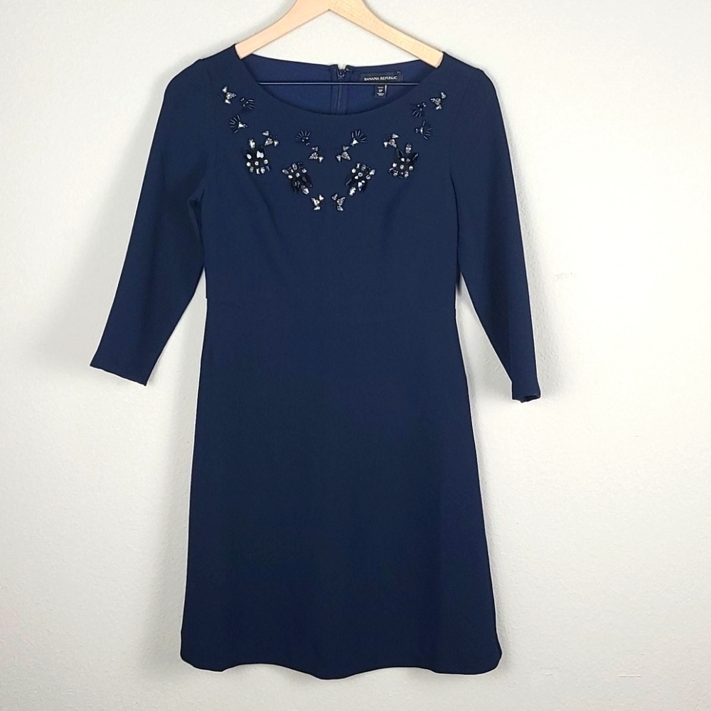 Banana Republic Dress- Navy Blue